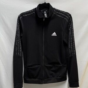 Adidas Black Full-Zip Jacket with Logo